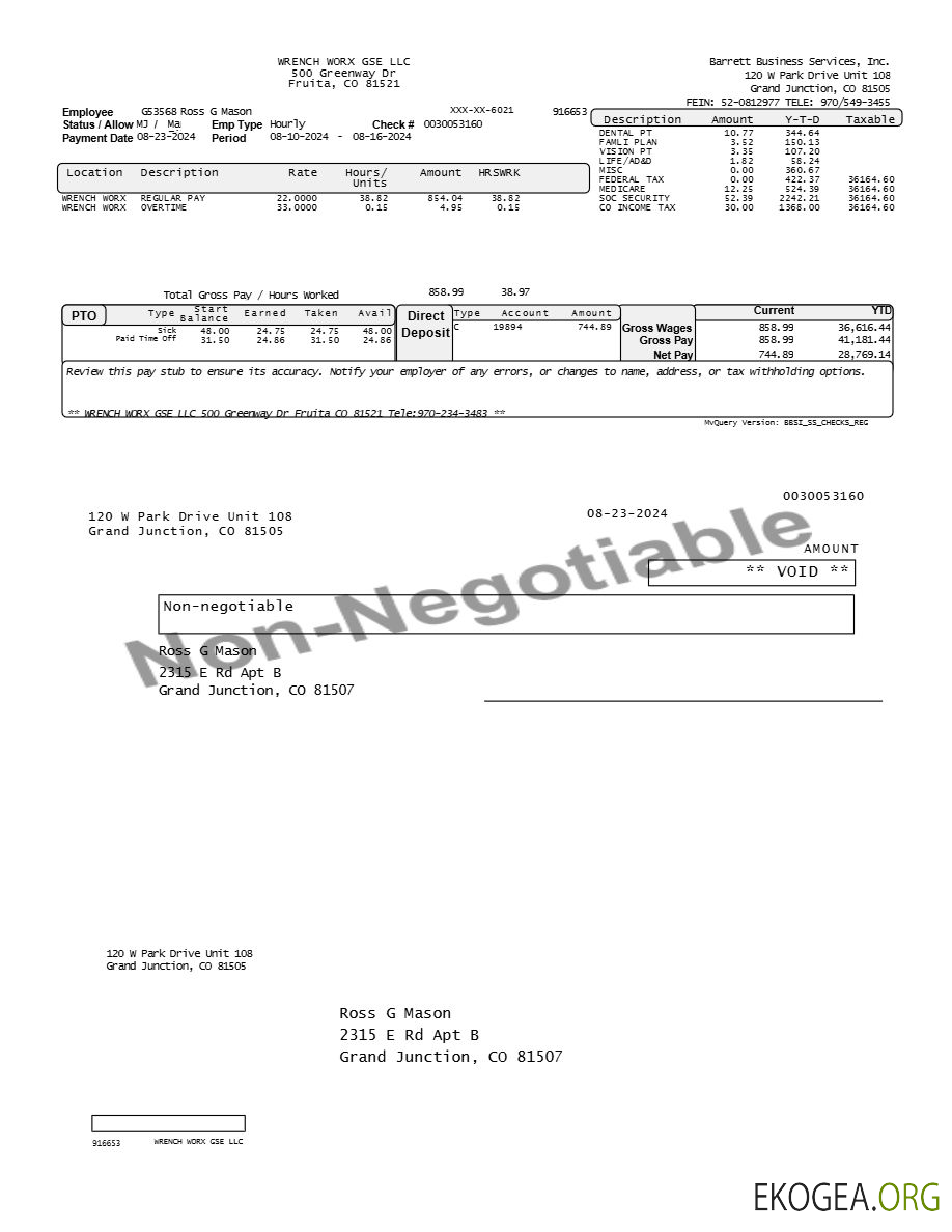 Modèle de bulletin de paie des employés de Barrett Business Services aux formats Word et PDF.pdf, 1